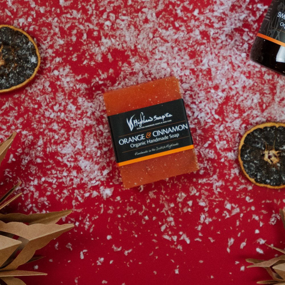 
                  
                    Load image into Gallery viewer, Sweet Orange &amp;amp; Cinnamon Soap 150g
                  
                